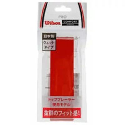 ウィルソン　ＰＲＯ　ＯＶＥＲ　ＧＲＩＰ　WRZ4001-RD　テニス　グリップテープ