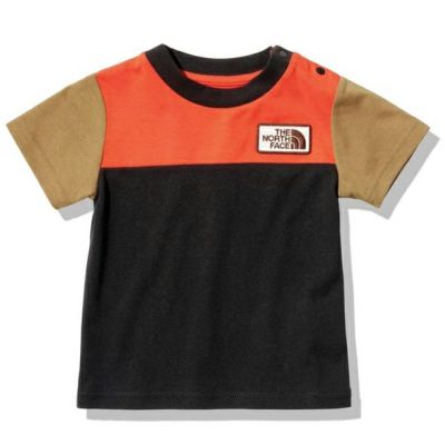 ネコポス（メール便）発送可　ノースフェイス　ショートスリーブTNFグランドティー（ベビー）　NTB32338-K　キッズウェア
