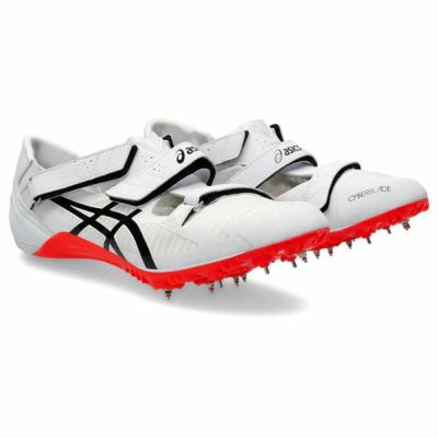 アシックス　サイバーブレード16　CYBERBLADE 16　1093A134-100　短距離用スパイク　【100m～400m/ハー ドル】