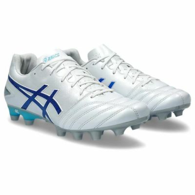 アシックス　ASICS　DS LIGHT PRO　1103A095-100　サッカースパイク　スパイク　WHITE/TUNA BLUE　スタンダードタイプ　特価
