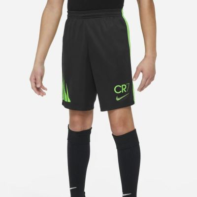 ナイキ　ＣＲ７　Ｋ　ＮＫ　ＤＦ　ＡＣＤ２３　ＳＨＯＲＴ　Ｋ　FN8436-010　サッカーウェア　BLACK/GREEN STRIKE/G
