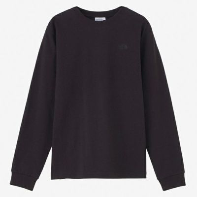 メール便発送可　ザ・ノース・フェイス　ロングスリーブヌプシコットンティー（レディース）　NTW32443-K　レディス長袖Tシャツ