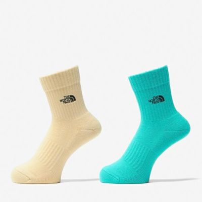 ザ・ノース・フェイス　TNF ロゴ 2P クルー（ユニセックス）　NN82310-GG　2足組ソックス　特価