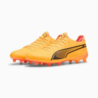 プーマ(PUMA)　PUMA KING ULTIMATE FG/AG　プーマ　キング　アルティメット　天然芝/人工芝　107563-08　サッカースパイク　オレンジ　特価