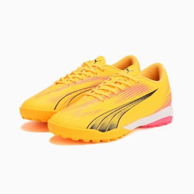 プーマ(PUMA)　ULTRA　ウルトラ　プレイ　TT + MID JR　107774-03　ジュニアサッカートレーニングシューズ　子供用　キッズ　オレンジ