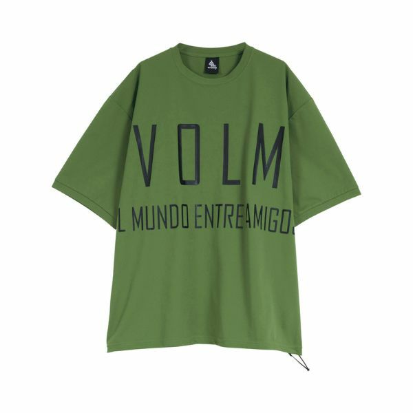 メール便発送可 スボルメ SVOLME DRYストレッチビッグロゴＴシャツ 124124200-green フットサルウェア ワイドシルエットシャツ  通気性抜群 半袖Tシャツ | マツスポドットコム,長崎県諫早市マツバラスポーツオンラインショップ