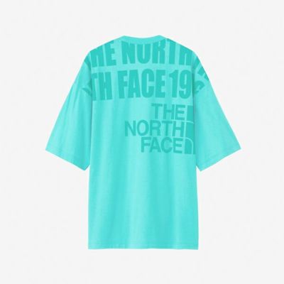 メール便発送可　ノースフェイス　ショートスリーブオーバーサイズドロゴティー（ユニセックス）　NT32433-GA　半袖Tシャツ