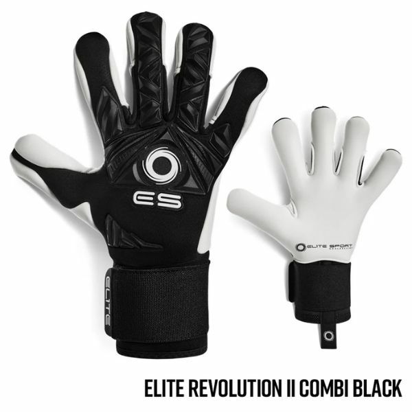 ELITE SPORT ELITE REVOLUTION II ELG24803-BLK サッカーＧＫグラブ ゴールキーパーグローブ エリートスポーツ  トップモデル クルトワ選手着用モデル | マツスポドットコム,長崎県諫早市マツバラスポーツオンラインショップ