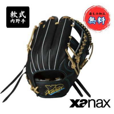 【湯もみ加工無料】ザナックス　xanax　軟式グラブ　内野手用　トラストエックス　BRG24PH1X-90C94　野球グローブ　ショート・サード向け