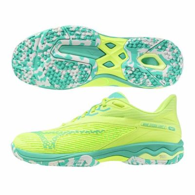 ミズノ　MIZUNO　ウエーブエクシードライト2 OC[ユニセックス]　クレー/砂入り人工芝コート　WAVE EXCEED LIGHT2　61GB231747　テニスシューズ ジュニアサイズ有