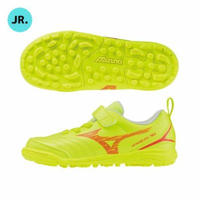 ミズノ MIZUNO キッズ 子供用 モナルシーダネオ3 NEO 3 CLUB KIDS AS　P1GE242645　ジュニアサッカートレーニングシューズ　ワイドタイプ 幅広 マジックテープ