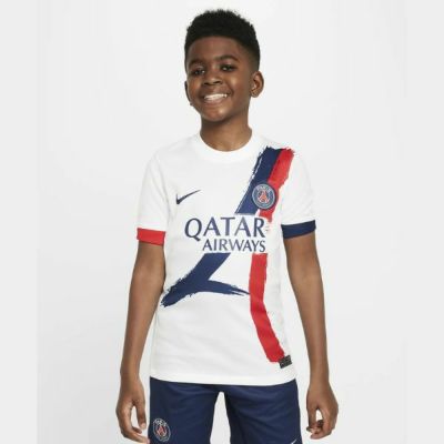 メール便発送可 ナイキ NIKE　パリサンジェルマン(PSG) 2024/25 アウェイ　FN9126-101　ジュニアサッカーウェア　Dri-FIT レプリカユニフォーム　キッズ　子供用