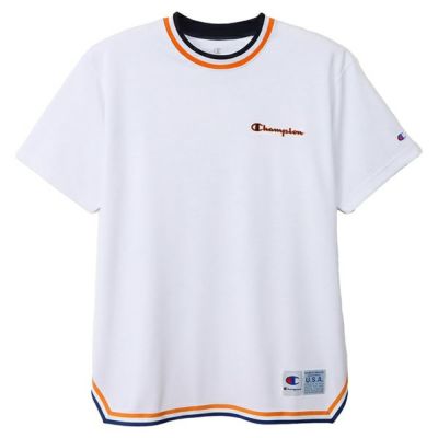 メール便発送可　チャンピオン　ショートスリーブTシャツ 24FW　CAGERS チャンピオン　C3-AB353-010　半袖Tシャツ　バスケウェア　特価