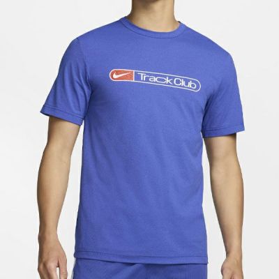 メール便発送可　ナイキ　ハイバース トラック クラブ　Dri-FIT UV ショートスリーブ ランニングトップ　FZ0291-490　ランニングウェア　ｱｽﾄﾛﾉﾐｰﾌﾞﾙｰ