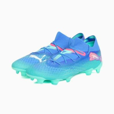 プーマ PUMA サッカースパイク　フューチャー 7 アルティメット 天然芝/人工芝 ペパーミント　FUTURE 7 ULTIMATE FG/AG　107916-01　サッカー　青　特価