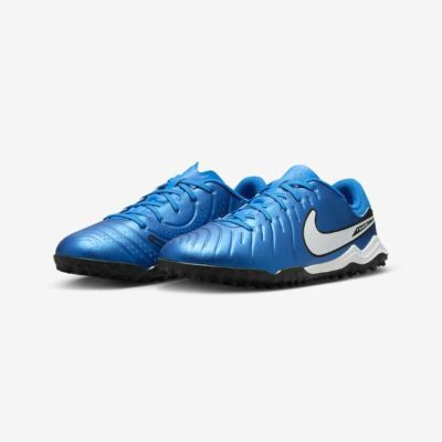 ナイキ　NIKE　ジュニア ティエンポ レジェンド 10 アカデミーTF　DV4351-400　キッズ ターフ ローカット サッカートレーニングシューズ　トレシュー　子供用 青