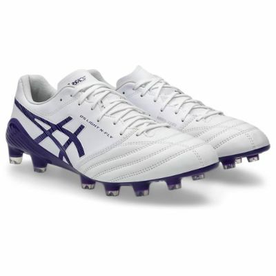 アシックス　ASICS　DS LIGHT X-FLY 5　1101A047-104　サッカースパイク　DSライト　WHITE/GENTRY PURPLE　特価