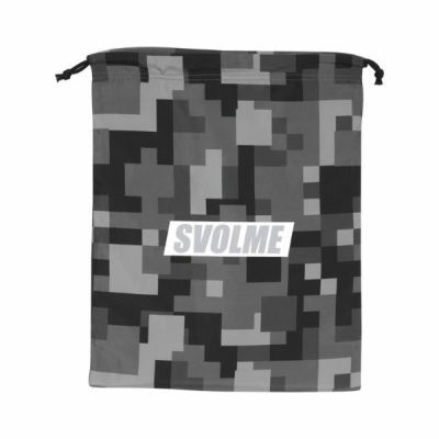 メール便発送可　スボルメ　SVOLME　デジカモシューズ袋　124332129-BLKGRY　フットサル/サッカー　シューズ袋　サッカー用品