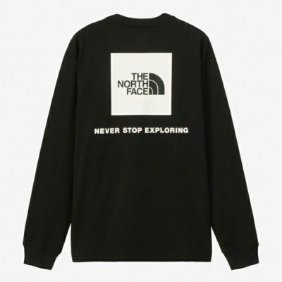 ザ・ノース・フェイス　ロングスリーブバックスクエアロゴティー（ユニセックス）　NT82333-K2　長袖Tシャツ　特価