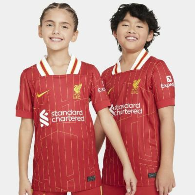 メール便発送可　ナイキ NIKE キッズ/子供用　リバプール FC 2024/25 スタジアム ホーム　FN9154-688　ジュニアサッカーウェア　Dri-FIT　レプリカユニフォーム