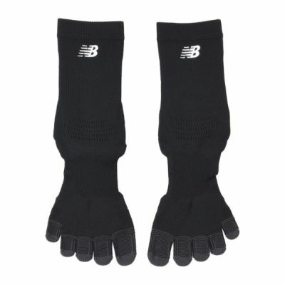 メール便発送可　ニューバランス　NewBalance　サッカー5本指グリップソックス / クルーソックス　LAS45682-BK　サッカーソックス　靴下　BK(ブラック)