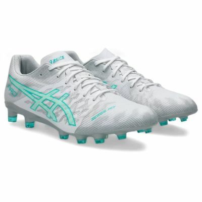 アシックス　ASICS　DS LIGHT ACROS PRO 3　1101A071-101　サッカースパイク　DSライト　WHITE/SEA GLASS