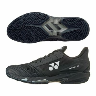 ヨネックス　YONEX　パワークッションアドアクセル メンGC.　SHTAAMG-007　テニスシューズ　UNISEX(ユニセックス)　オムニ・クレーコート用　ブラック