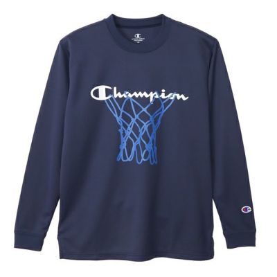 メール便発送可　チャンピオン　ミニ ロングスリーブTシャツ 24FW　CK-AB411-370　ジュニアバスケウェア