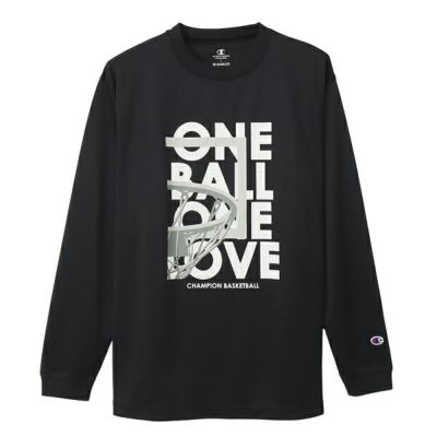 メール便発送可　チャンピオン　ロングスリーブTシャツ 24FW　C3-AB423-090　バスケットボールウェア