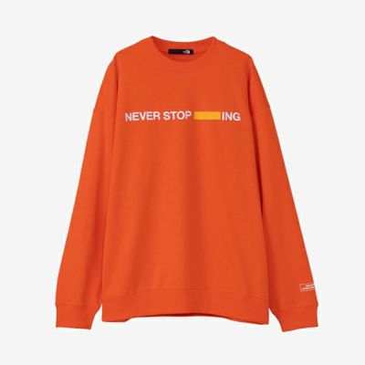 ザ・ノース・フェイス　ネバーストップアイエヌジークルー（ユニセックス）　NT12444-TO　スウェットクルー　特価