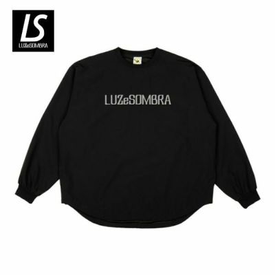 ルースイソンブラ　LUZeSOMBRA　ビッグシルエットクルーTシャツ　L1242102-005　フットサル/サッカーウェア　ストレッチタフタ生地　ブラック