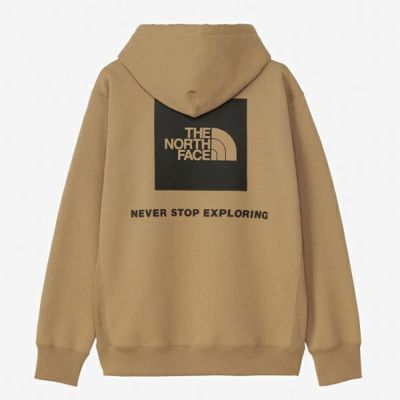 ザ・ノース・フェイス　バックスクエアロゴフーディ（ユニセックス）　NT62348-KT　スウェットパーカ