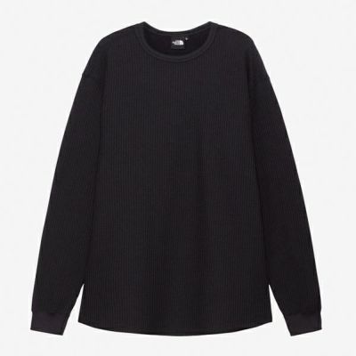 ザ・ノース・フェイス　ロングスリーブウォームワッフルクルー（ユニセックス）　NT62436-K　長袖シャツ