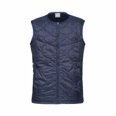 アスレタ　ATHLETA　グリッド起毛パディングTRベスト　04163-NVY　サッカー/フットサル　ウィンドブレーカー(防寒着)　NAVY(ネイビー)