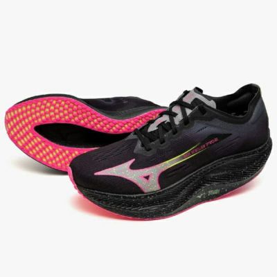 ミズノ　WAVE REBELLION PRO 2　ウエーブリベリオンプロ2　U1GD241752　ランニングシューズ　52：ブラック×シルバー