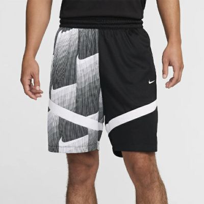 ナイキ　メンズ 21cm Dri-FIT バスケットボールショートパン　FZ0245-010　バスケウェア　ブラック/ホワイト