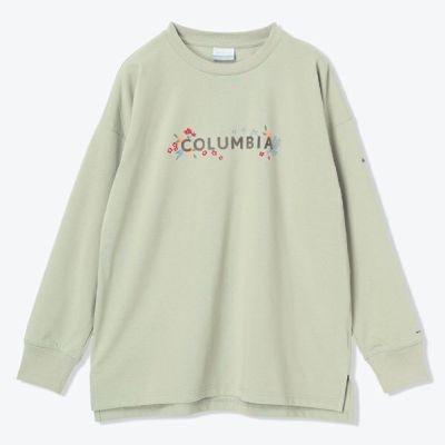 コロンビア　ウィメンズジプシーバードグラフィックロングスリーブクルー　PL0291-381　長袖Tシャツ