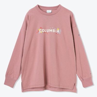 コロンビア　ウィメンズジプシーバードグラフィックロングスリーブクルー　PL0291-609　長袖Tシャツ