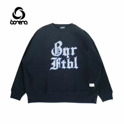 ボネーラ(bonera)　スウェットクルーネック　BNR-SW063-BLK　サッカー/フットサルウェア(カジュアルウェア)　ブラック
