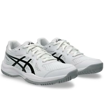 アシックス　アップコート 6 GS　UPCOURT  GS　1074A045-101　ジュニアバレーシューズ　White/Black