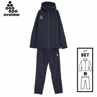 スボルメ　SVOLME　発熱中綿ウォーマー上下セット　1243-31209　サッカー/フットサルウェア(防寒着)　ネイビー