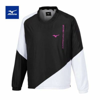 ミズノ　MIZUNO　ブレスサーモウォーマーシャツ　吸湿発熱素材　62MEB53090　テニスウェア　ウォーマー(アウターシャツ)　90:ブラック