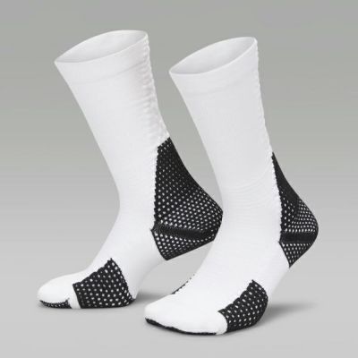メール便発送可　ジョーダン ユニコーン　Dri-FIT ADV クッションド クルー ソックス (1足)　FZ3393-100　バスケットボールソックス　ホワイト/ブラック