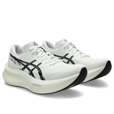 アシックス　マジックスピード4　MAGIC SPEED 4　1012B676-101　レディスランニングシューズ　WHITE/BLACK
