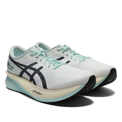 アシックス　S4+ YOGIRI　1013A158-100　ランニングシューズ　WHITE/BLACK