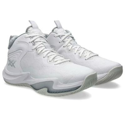 アシックス　ノヴァサージ3　NOVA SURGE 3　1061A048-101　バスケットボールシューズ　WHITE/GLACIER GREY