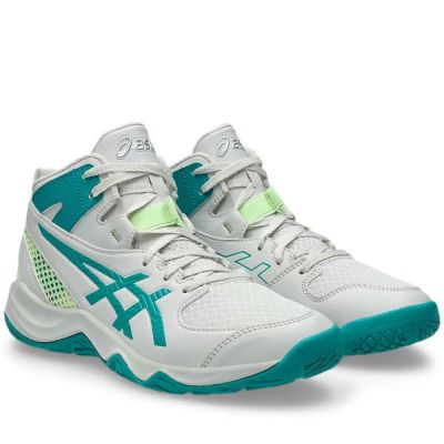 アシックス ダンクショット MB 10　DUNKSHOT MB 10　1064A019-100　ジュニアバスケットボールシューズ　COOL MIST/WAVE TEAL