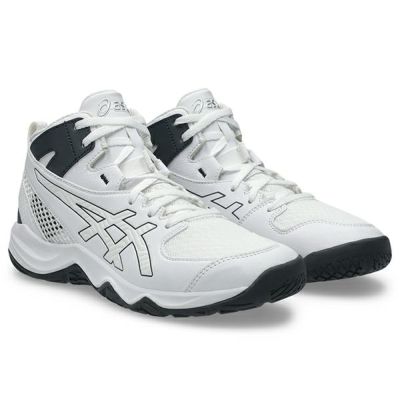 アシックス ダンクショット MB 10　DUNKSHOT MB 10　1064A019-101　ジュニアバスケットボールシューズ　WHITE/CARRIER GREY