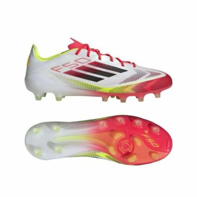 アディダス　adidas　F50 ELITE AG / 人工芝用　IE1265　サッカースパイク 　クラウドホワイト/レッド/イエロー　特価