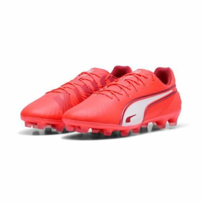 プーマ PUMA　サッカースパイク　キング マッチ 土/人工芝　KING MATCH HG/AG　108317-01　グローイングレッド　特価